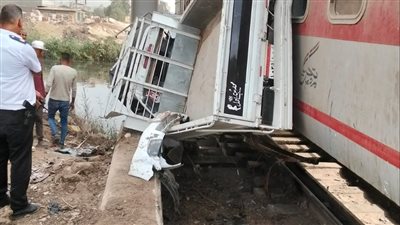 عودة الحركة على قطارات كفر الشيخ بعد خروج قطار عن القضبان