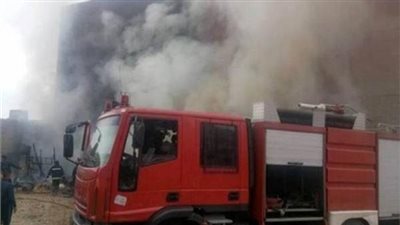 أدى لنفوق 2000 دجاجة، حريق هائل في حظيرة بالمنيا بسبب ماس كهربائي