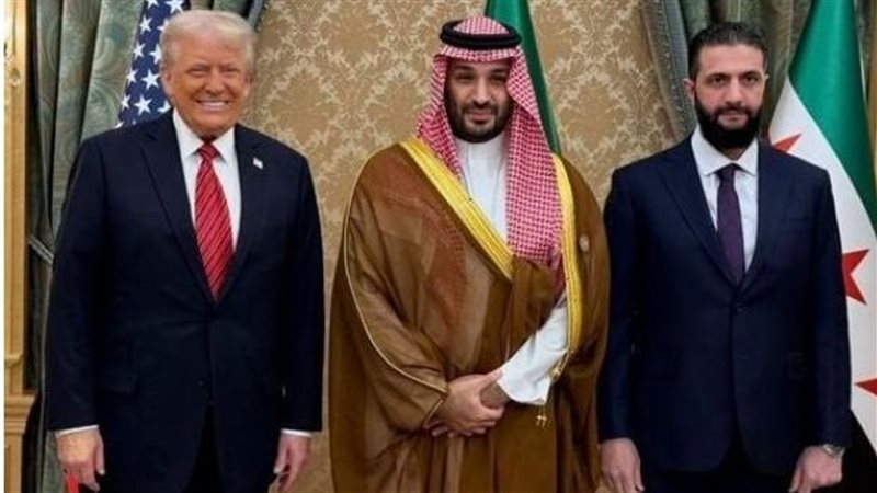 ترامب وبن سلمان والشرع،