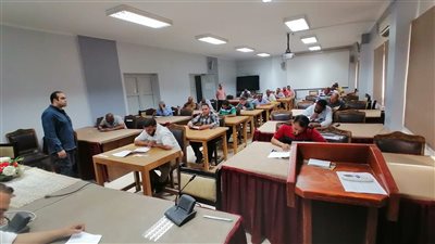 مياه الفيوم تنظم اختبارات اعتماد المسار الوظيفي للعاملين المستحقين للترقية 