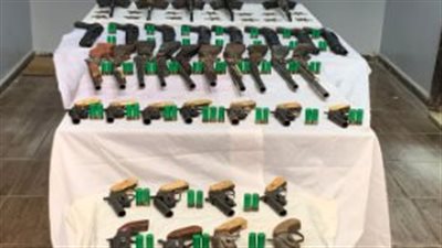 حملة أمنية فى أسيوط تضبط 91 متهما بحيازة أسلحة نارية ومواد مخدرة 