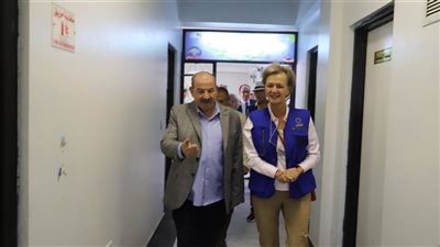 سفيرة الاتحاد الأوروبي تزور محطة المعالجة الغربية للصرف الصحي بالإسكندرية