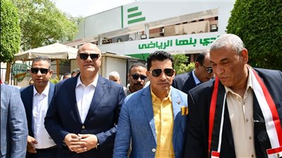 وزير الرياضة ومحافظ القليوبية يفتتحان أعمال تطوير نادي بنها بتكلفة 4 ملايين جنيه