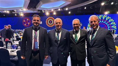 جانب من مشاركة وفد اتحاد الكرة في كونجرس الفيفا