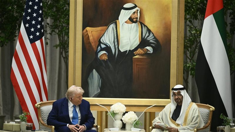 ترامب ومحمد بن زايد،