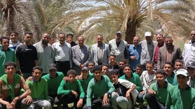 برنامج تدريبي لتأهيل طلاب الثانوية الزراعية على مكافحة إيدز النخيل بالوادي الجديد 