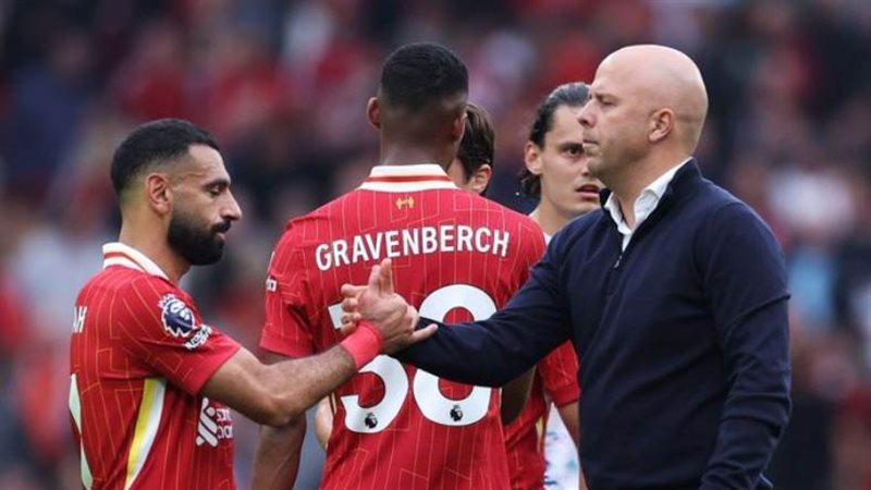 محمد صلاح وآرني سلوت
