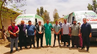 تقديم الخدمة الطبية لـ 1700 مريض خلال قافلة طبية في أبو عمران بكفر صقر 