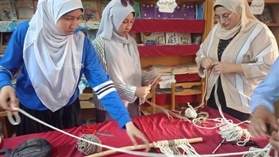 “مهنتك حرفتك”، ورشة فنون تراثية لتمكين المرأة بالعاشر من رمضان