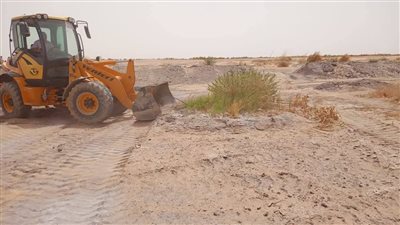 إزالة 3 حالات تعدٍ على أراضي الدولة في الوادي الجديد