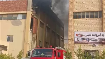 إخماد حريق اندلع في مصنع بالعاشر من رمضان دون خسائر بشرية (صور)