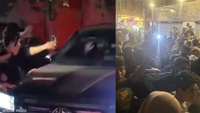 الشرع يتجول بسيارته في أحد أحياء دمشق بعد لقائه ترامب