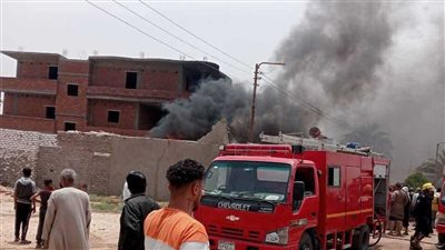 الحماية المدنية تسيطر على حريق في محول كهربائي بالمنيا