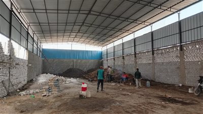 إزالة جمالون مخالف بالكوم الأحمر في الجيزة