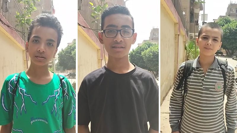 طلاب الشهادة الإعدادية