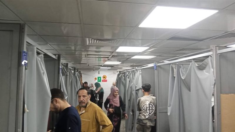 حريق مستشفي بنها