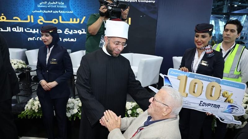 وزير الأوقاف من توديع