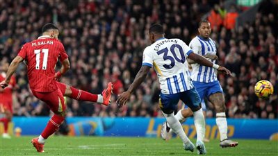 الدوري الإنجليزي، ليفربول يتقدم 2-1 أمام برايتون في الشوط الأول
