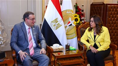 وزيرة التنمية المحلية تبحث مع رئيس الجهاز المركزي للتنظيم والإدارة سبل التعاون المشترك