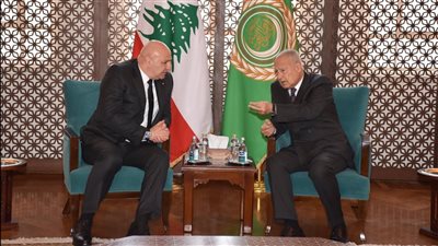 تفاصيل لقاء أبو الغيط مع الرئيس جوزاف عون بمقر الجامعة العربية