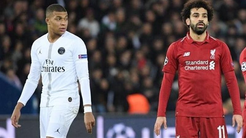 مبابي ومحمد صلاح