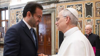 بابا الفاتيكان يؤكد لـ أمين حكماء المسلمين حرصه على استمرار التعاون لبناء جسور التواصل (صور)