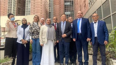 وفد صيني يزور قصر العيني التعليمي الجديد للتعاون في إدارة المستشفيات