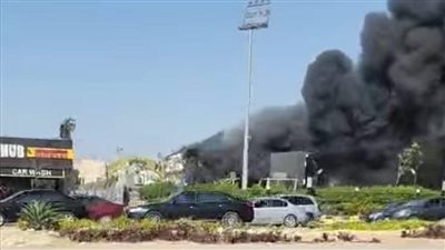 السيطرة على حريق داخل كافيه قرب وصلة دهشور بـ6 أكتوبر