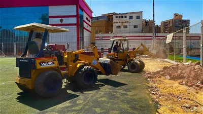 الزمالك يبدأ تطوير ملاعب الناشئين 