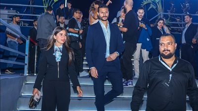 الشناوي والنحاس يصلان مؤتمر الأهلي للإعلان عن أحد الرعاة (صور)