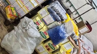 ضبط مصنع مواد غذائية بدون ترخيص في السنطة بالغربية 