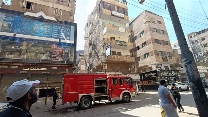 حريق في شقة سكنية