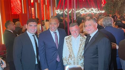 الإعلامي محمد فودة يهنئ رجل الأعمال باسل سماقية بخطوبة ابنته (صور)