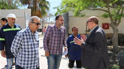 رئيس صرف صحي الإسكندرية يتفقد أعمال التشغيل والصيانة بالمحطات