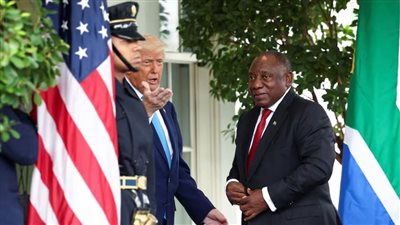 الرئيس الأمريكى يهدد بإنهاء دولة إفريقية، تصريح مثير من لقاء ترامب ورامافوزا