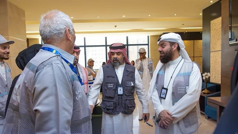 استقبال حجاج قرعة