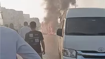 حادث مروع على الطريق الدائري يشل الحركة المرورية