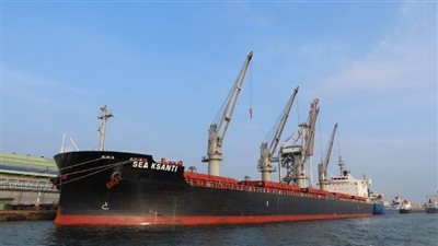 تصدير 44 ألف طن فوسفات، حركة السفن والبضائع بموانئ البحر الأحمر