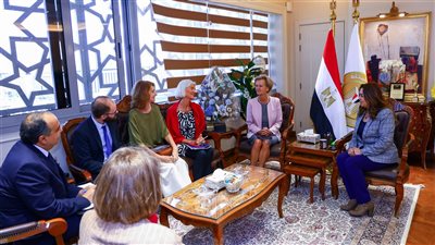 التنمية المحلية تبحث مع سفيرة الاتحاد الأوروبي مجالات التعاون المشترك