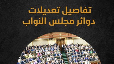 تفاصيل تعديلات دوائر مجلس النواب (إنفوجراف)