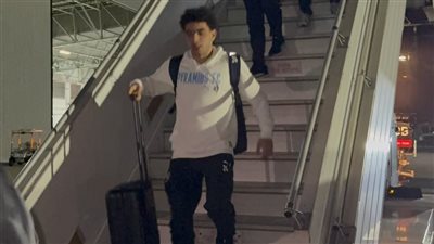 لحظة وصول بعثة بيراميدز إلى جوهانسبرج استعدادا لمواجهة صن داونز (صور)