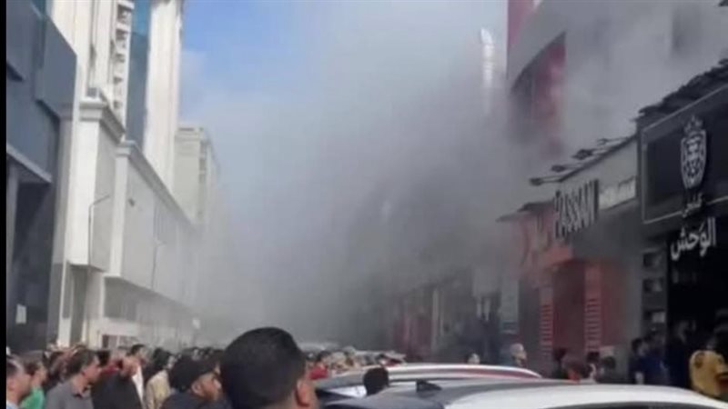 حريق مطعم مأكولات
