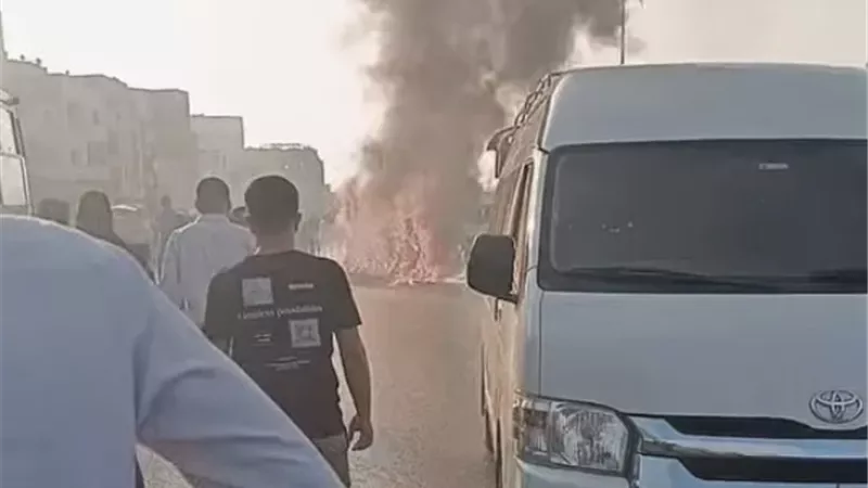 حادث على الطريق الدائري
