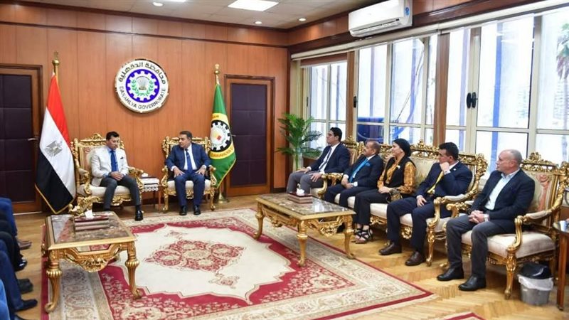 استقبال وزير الشباب