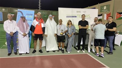 ختام فعاليات البطولة العربية لرواد التنس بشرم الشيخ