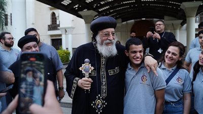 البابا تواضروس يستقبل خدام الولايات المتحدة الأمريكية 