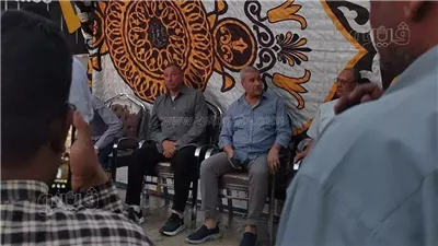 محمود الخطيب يتلقى العزاء في شقيقته بقنا (فيديو وصور)