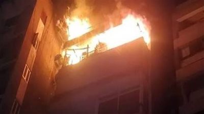 حريق هائل بعقار في الدرب الأحمر ووقوع مصابين