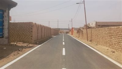 الجيزة تعلن الانتهاء من رصف عدة طرق بالواحات البحرية بـ 11.5 مليون