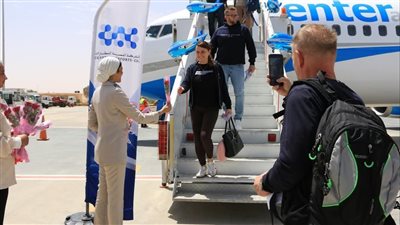 انطلاق الموسم الصيفي، مطار مرسى مطروح يستقبل أول رحلة سياحية بولندية 